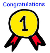 Congratulations and thanks(Japanese) sticker #10871928