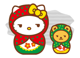 Hello Kitty Around the World sticker #22420