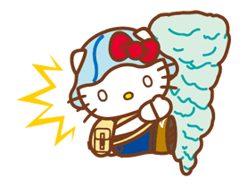 Hello Kitty Around the World sticker #22435