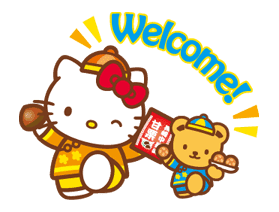 Hello Kitty Around the World sticker #22446