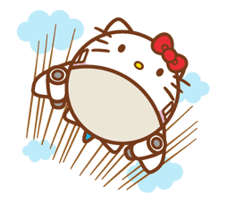 Hello Kitty Around the World sticker #22449