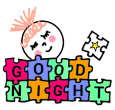 Greeting in the puzzle (Japanese) sticker #10947863