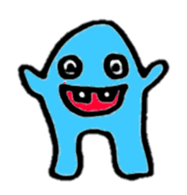 Vivid Color monster sticker #11019720