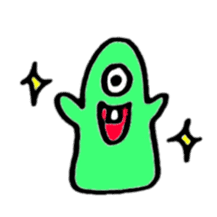 Vivid Color monster sticker #11019721