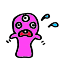 Vivid Color monster sticker #11019728