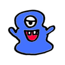 Vivid Color monster sticker #11019733