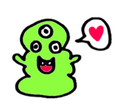 Vivid Color monster sticker #11019742