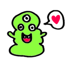Vivid Color monster sticker #11019742