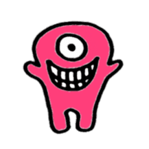 Vivid Color monster sticker #11019743