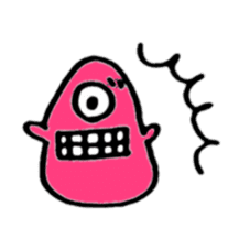 Vivid Color monster sticker #11019745