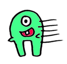 Vivid Color monster sticker #11019751