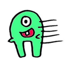 Vivid Color monster sticker #11019751