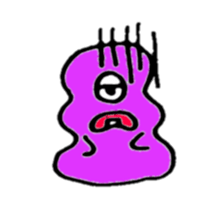 Vivid Color monster sticker #11019755