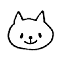 Little white cats sticker #11388290