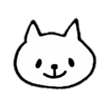 Little white cats sticker #11388290