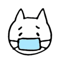 Little white cats sticker #11388292