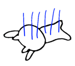 Little white cats sticker #11388293