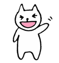 Little white cats sticker #11388296