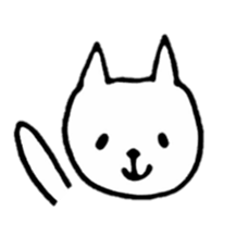 Little white cats sticker #11388300