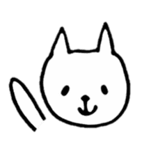 Little white cats sticker #11388300