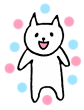 Little white cats sticker #11388303