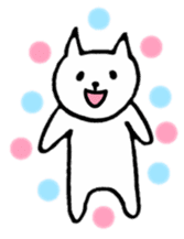 Little white cats sticker #11388303