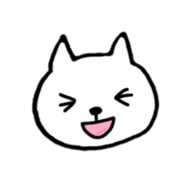 Little white cats sticker #11388305
