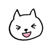 Little white cats sticker #11388305