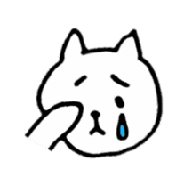 Little white cats sticker #11388312