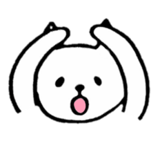 Little white cats sticker #11388314