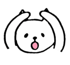 Little white cats sticker #11388314