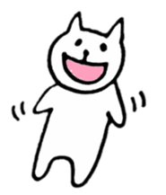 Little white cats sticker #11388316
