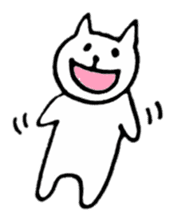 Little white cats sticker #11388316