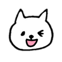 Little white cats sticker #11388317