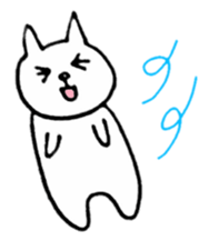 Little white cats sticker #11388318