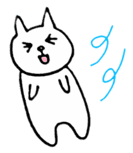 Little white cats sticker #11388318