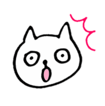 Little white cats sticker #11388319