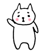Little white cats sticker #11388322
