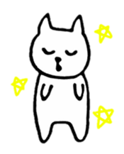 Little white cats sticker #11388323
