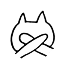 Little white cats sticker #11388326