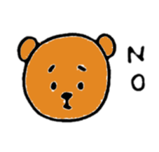 Brown bear(Japanese) sticker #11423874