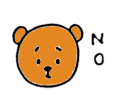 Brown bear(Japanese) sticker #11423874