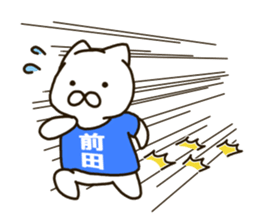 MAEDA-cat sticker #11427851