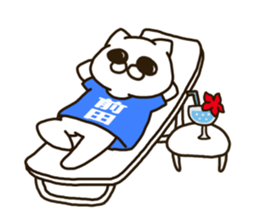 MAEDA-cat sticker #11427870