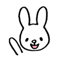 Little white rabbits sticker #11470672