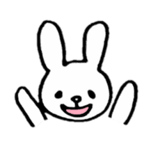 Little white rabbits sticker #11470673