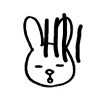 Little white rabbits sticker #11470682