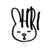 Little white rabbits sticker #11470682