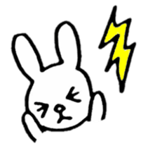 Little white rabbits sticker #11470683