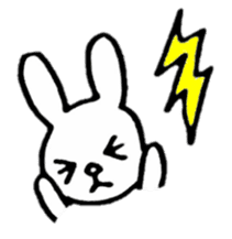 Little white rabbits sticker #11470683